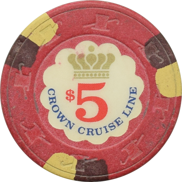 Crown Cruise Line Day Cruise West Palm Beach Florida $5 Chip