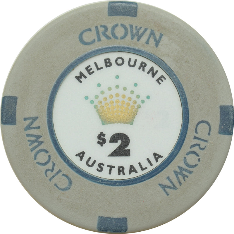 Crown Casino Melbourne Australia $2 Chip