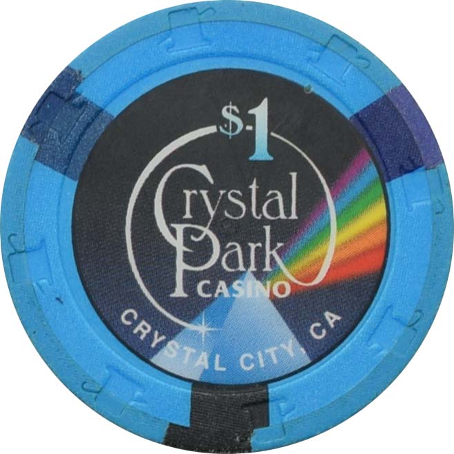 Crystal Park Casino Crystal City California $1 Primary Chip