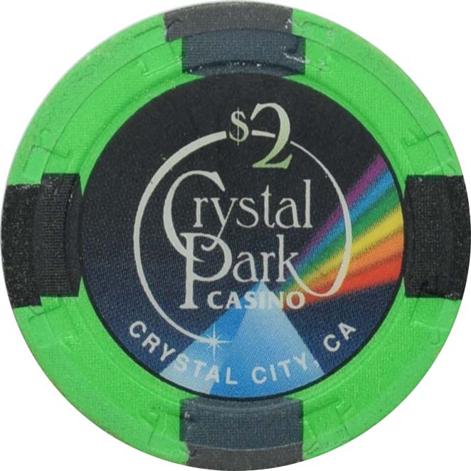 Crystal Park Casino Crystal City California $2 Primary Chip