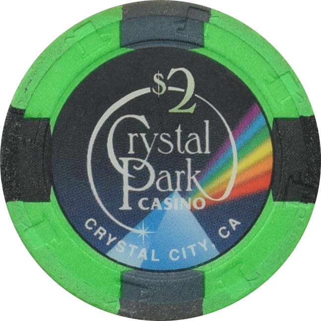 Crystal Park Casino Crystal City California $2 Primary Chip