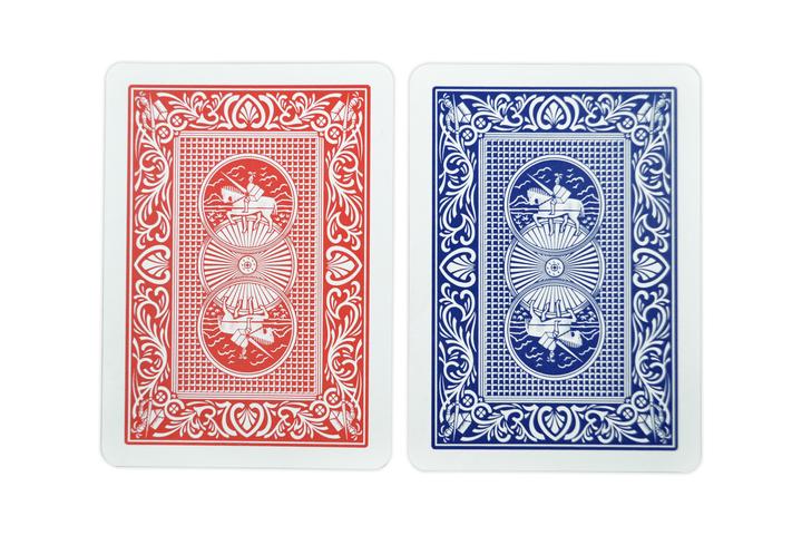 Copag Magnum Red/Blue Poker Size 2 Deck Setup