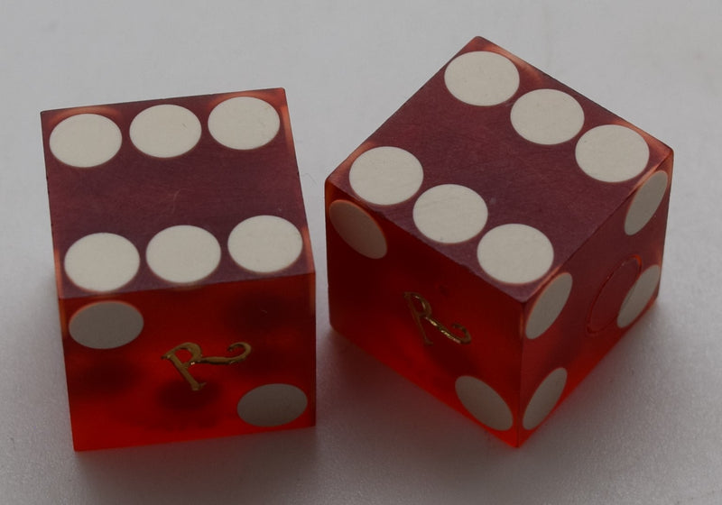 Riviera Casino Las Vegas Used Casino Dice Pair 1990s