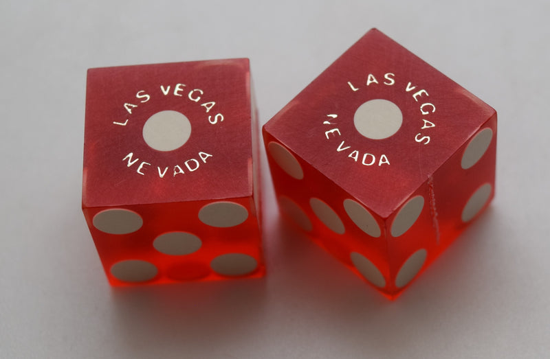 Suncoast Casino Las Vegas Nevada Dice Pair Red