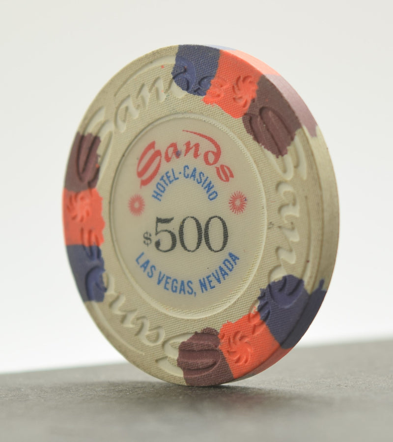 Sands Casino Las Vegas Nevada $500 Chip 1970s