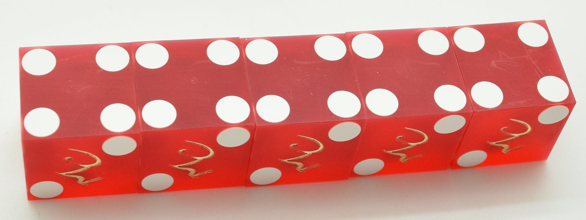 Monte Carlo Las Vegas Nevada Stick of 5 Matching Number Dice