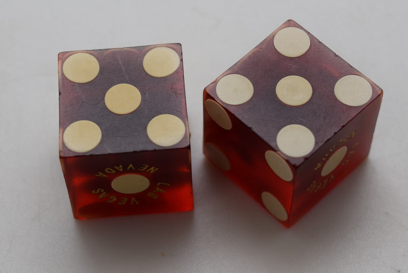 Sundance Casino Las Vegas Nevada Dice Pair Red