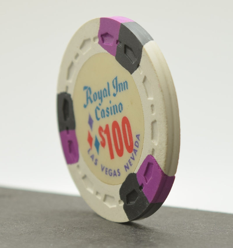 Royal Inn Casino Las Vegas Nevada $100 Chip 1972