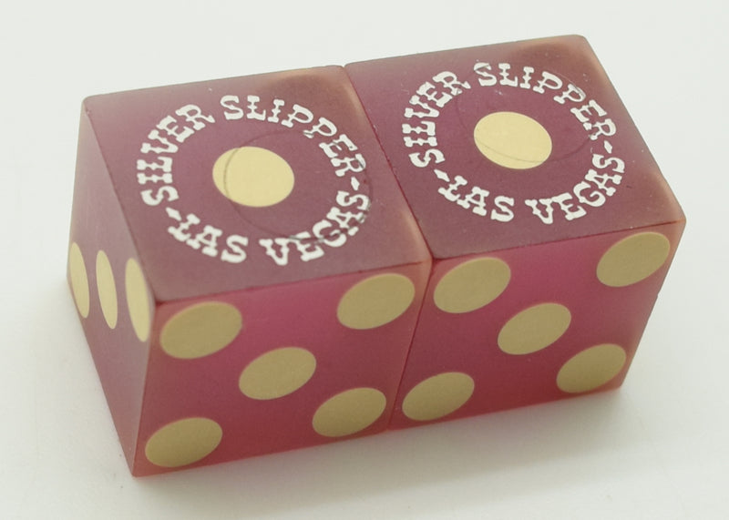 Silver Slipper Casino Las Vegas Nevada Dice Pair