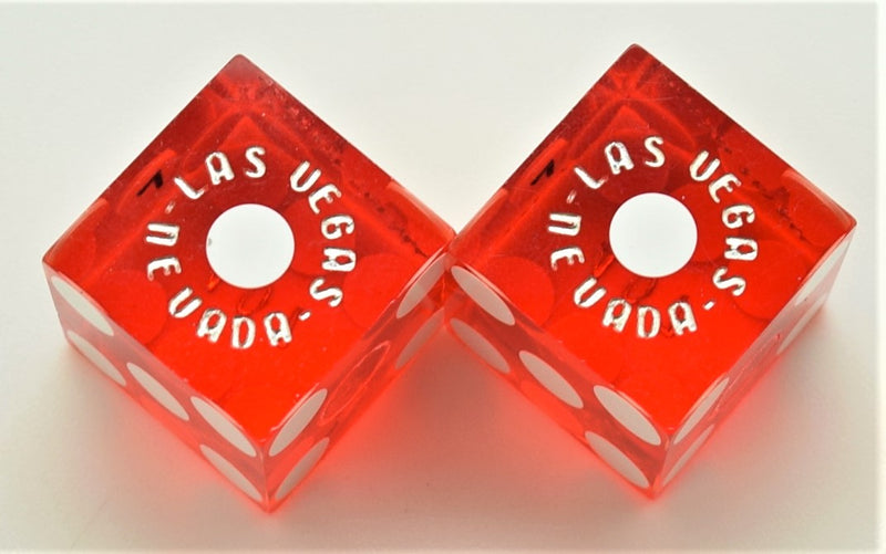 Caesars Palace Casino Las Vegas Used Pair of Dice Matching Numbers