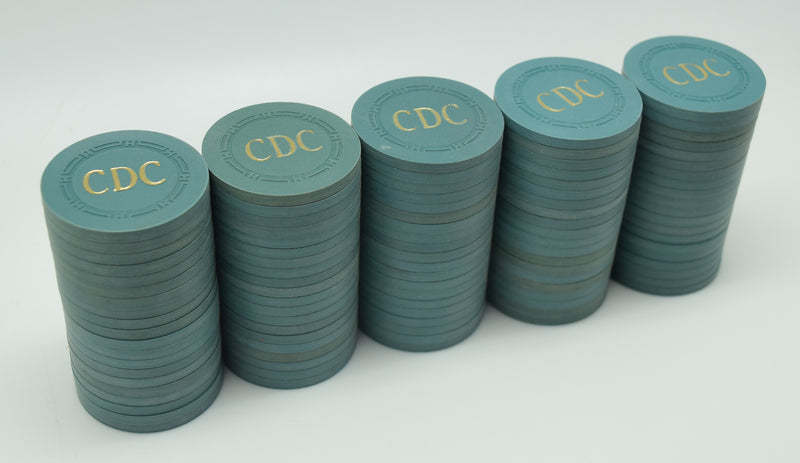 CDC Monogram Aqua H.C.E Mold Casino Chip Rack