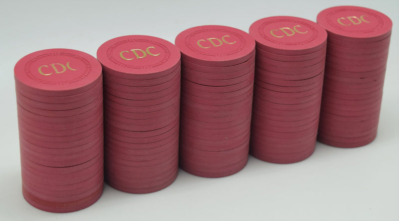 CDC Monogram Red H.C.E Mold Casino Chip Rack