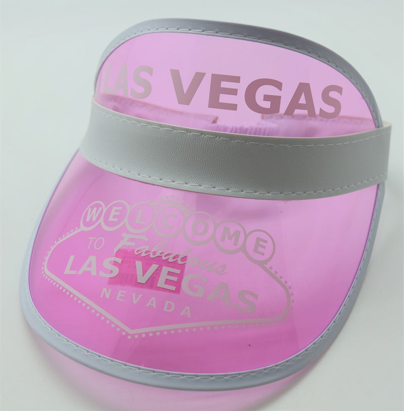 Las Vegas Dealer Visor - One Size Fits Most - PINK