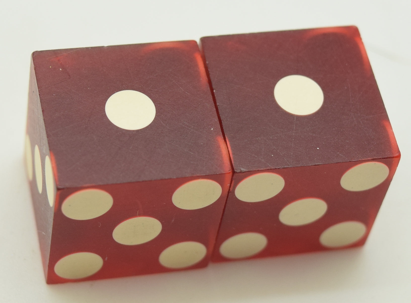 The Reserve Casino Henderson Red Dice Pair Matching Logos