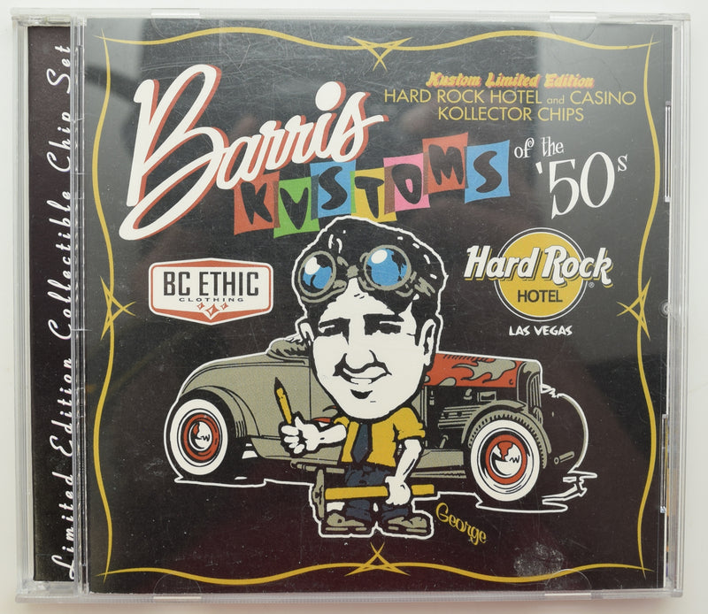 Hard Rock Hotel & Casino Las Vegas Nevada Barris Kustoms of the '50s CD Set of 4 Chips 1997