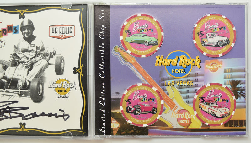 Hard Rock Hotel & Casino Las Vegas Nevada Barris Kustoms of the '50s CD Set of 4 Chips 1997