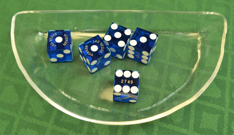 Acrylic Craps Dice Boat