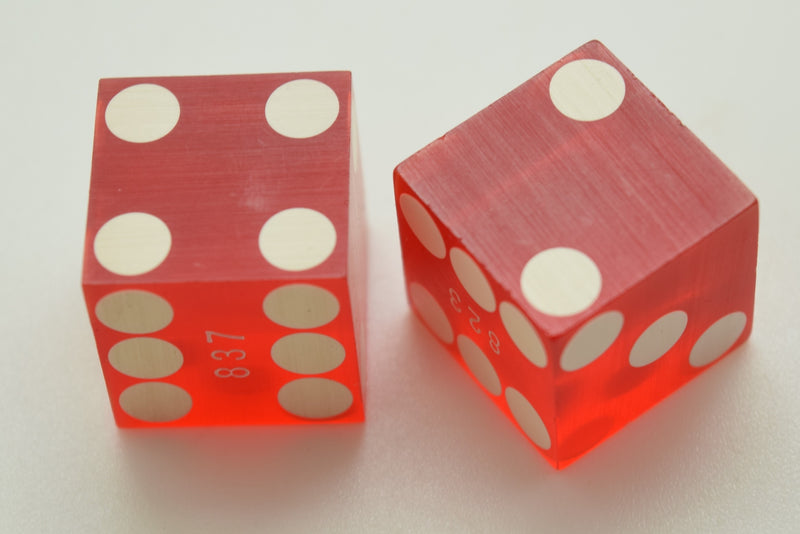 Carousel Casino Las Vegas Nevada Red Dice Pair