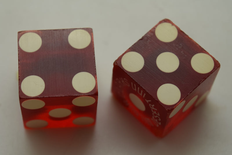 Desert Inn Casino Las Vegas Nevada Red Dice Pair