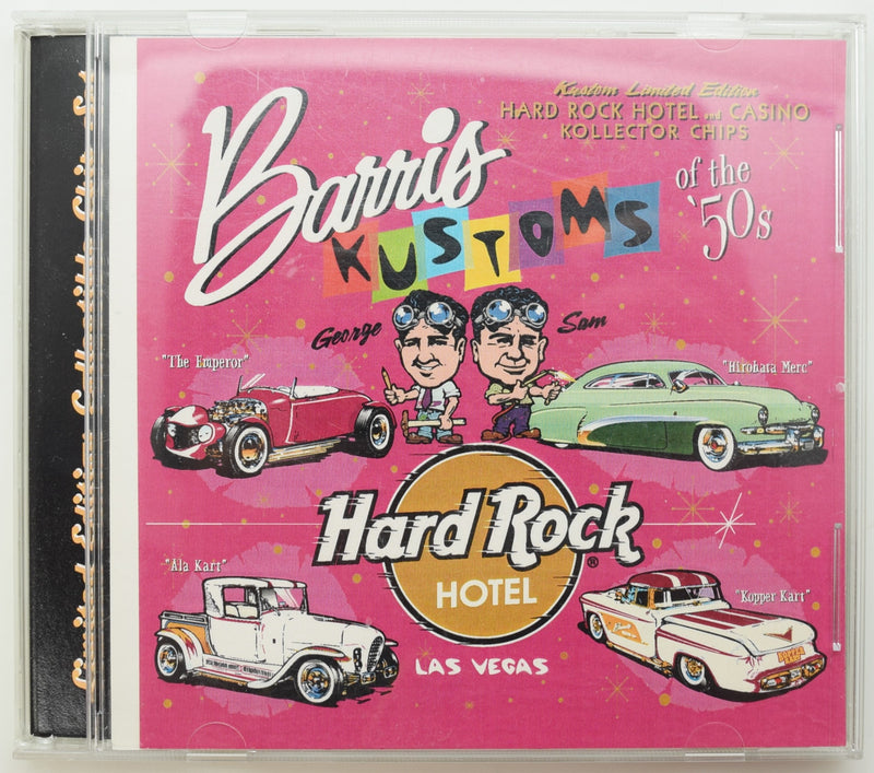 Hard Rock Hotel & Casino Las Vegas Nevada Barris Kustoms of the '50s CD Set of 4 Chips 1997