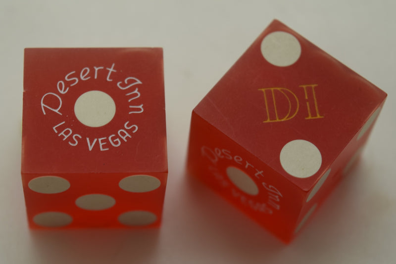 Desert Inn Casino Las Vegas Nevada Red Dice Pair