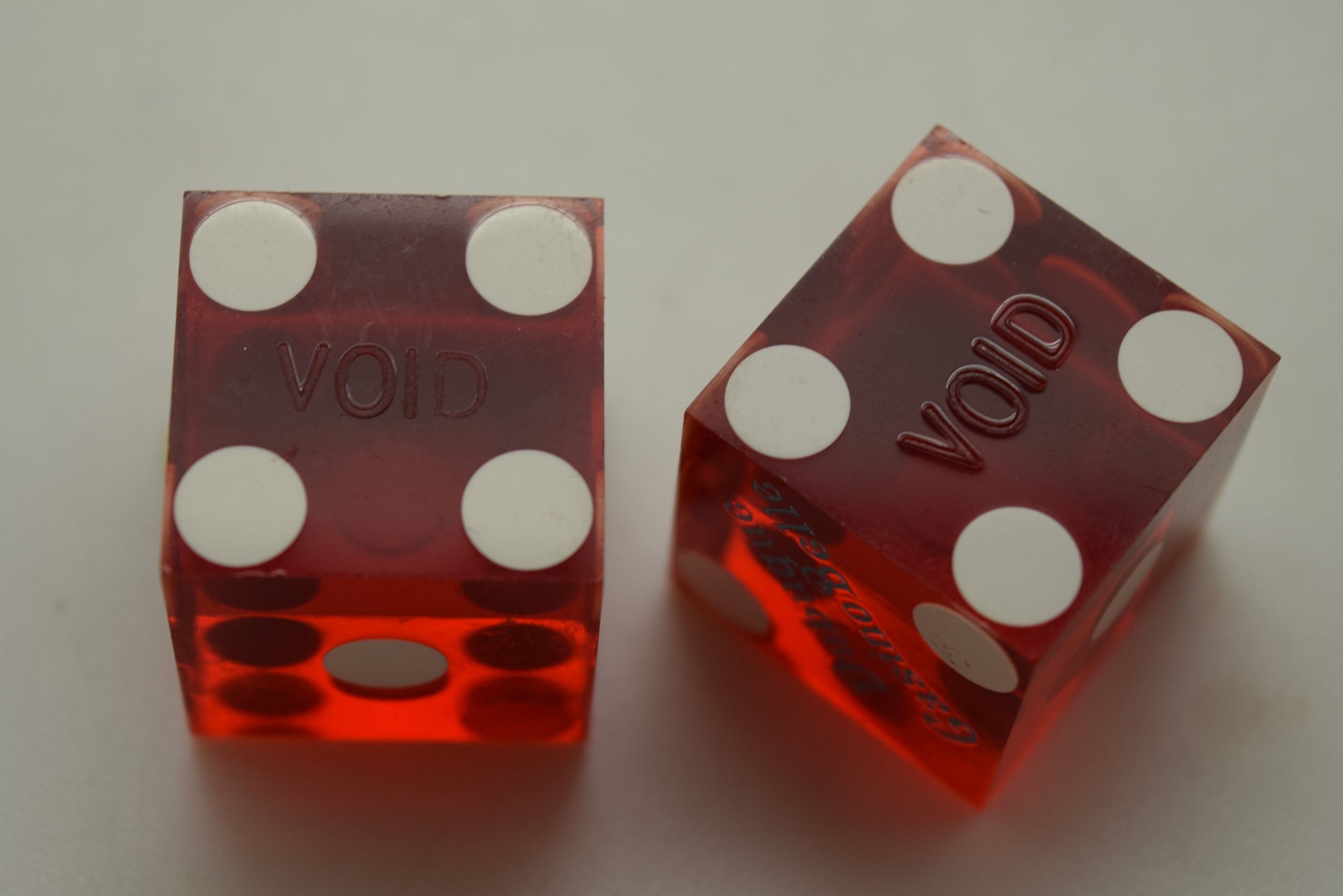 Dubuque Casino Belle Iowa Red Dice Pair