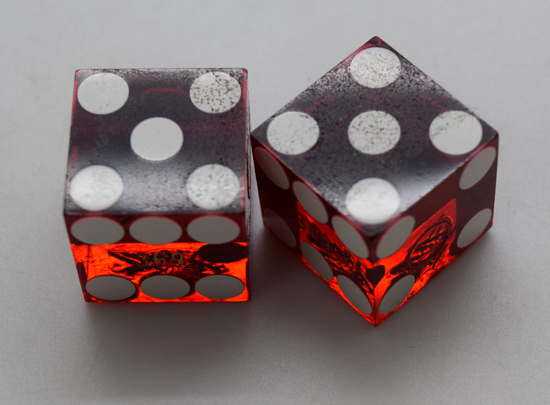 Silverton Hotel Las Vegas Nevada Dice Pair Red