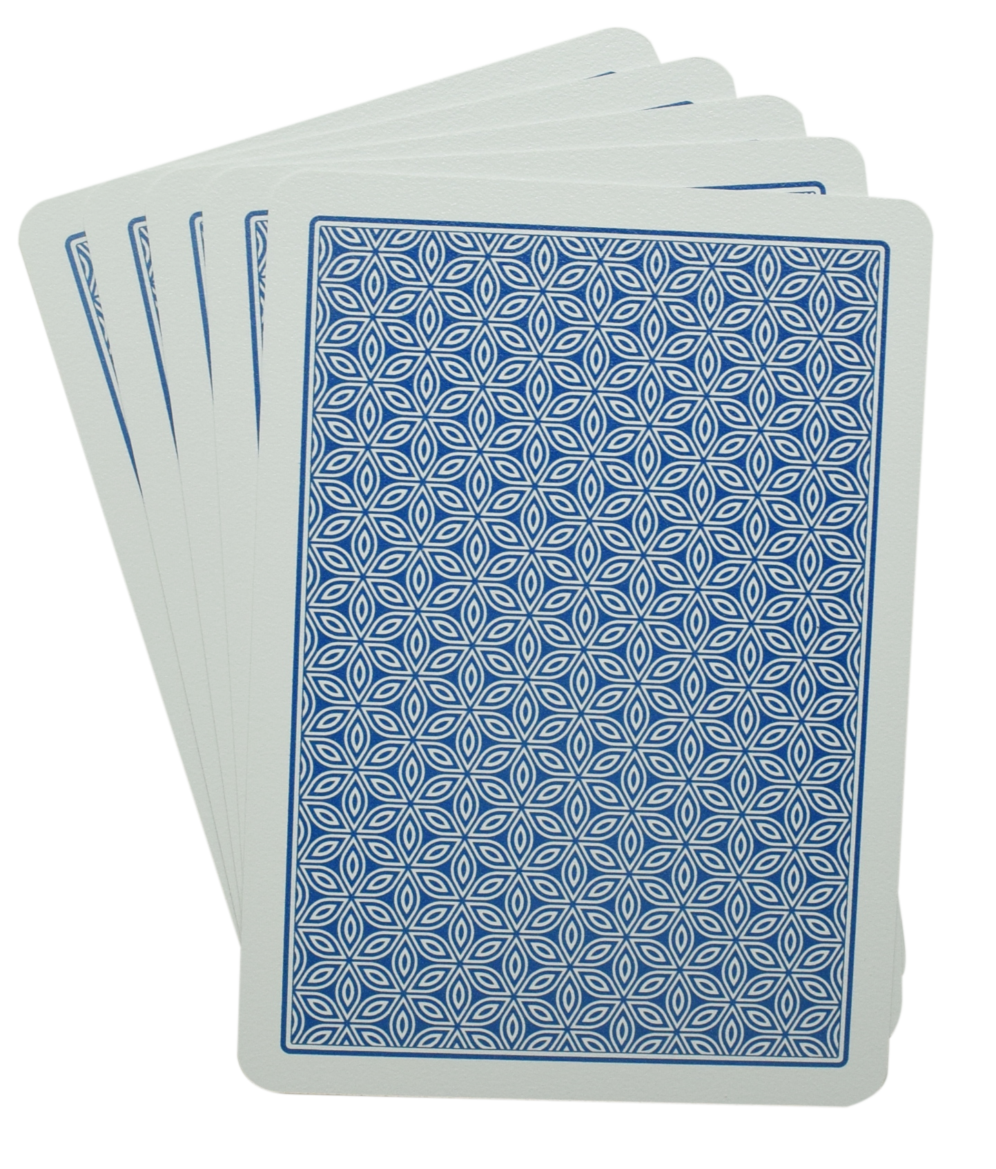 Dal Negro Texas Hold'em Blue Poker Size Jumbo Index 100% Plastic Deck