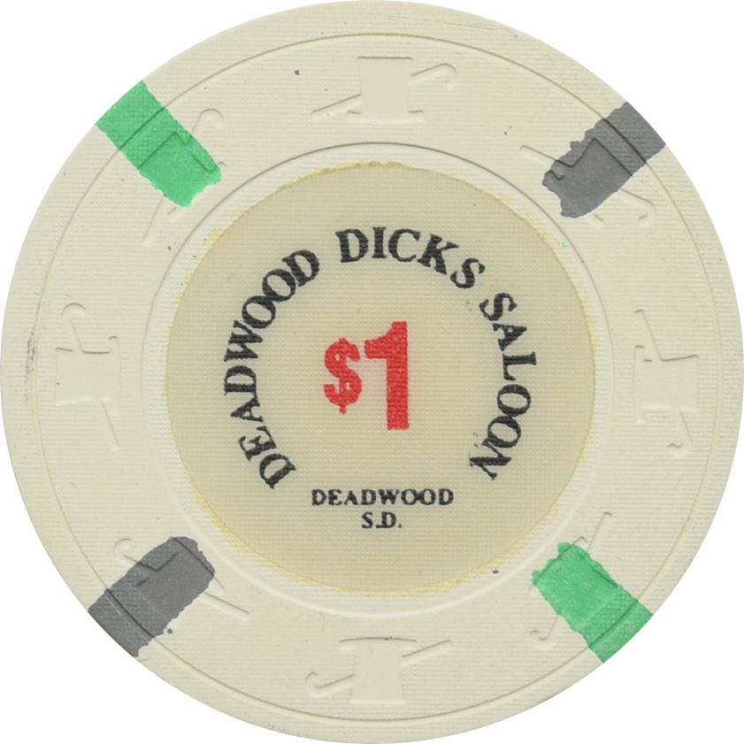 Deadwood Dick's Casino Deadwood South Dakota $1 Chip