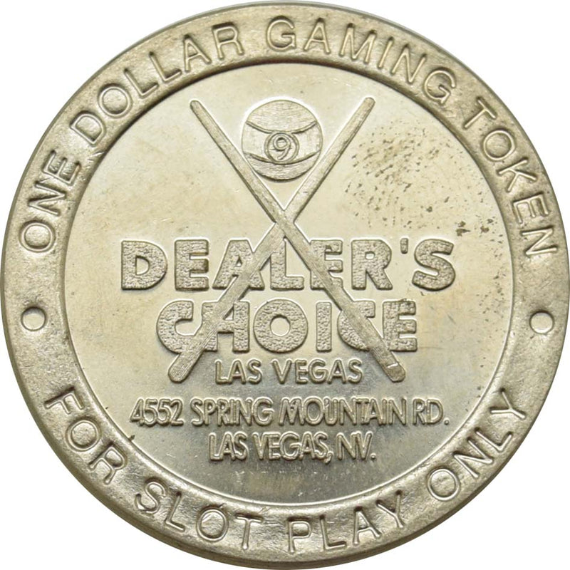 Dealers Choice Lounge Las Vegas Nevada $1 Token 1996