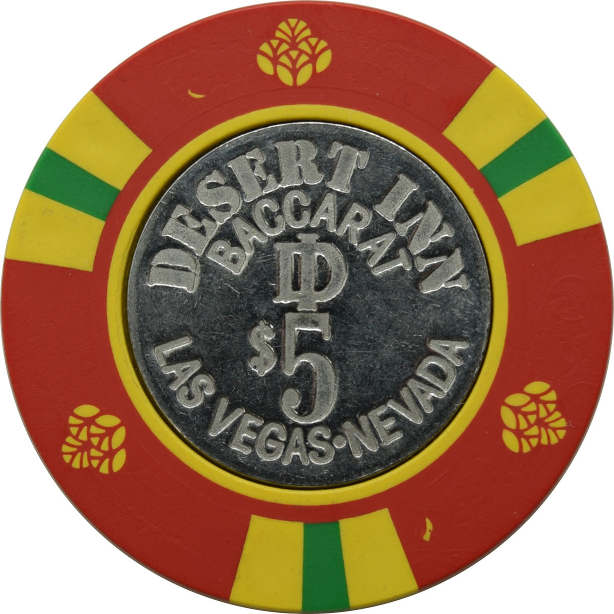 Desert Inn Casino Las Vegas Nevada $5 Baccarat Chip 1981