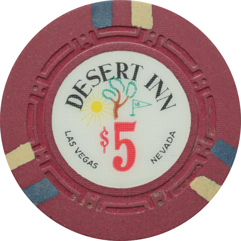 Desert Inn Casino Las Vegas Nevada $5 Chip 1968