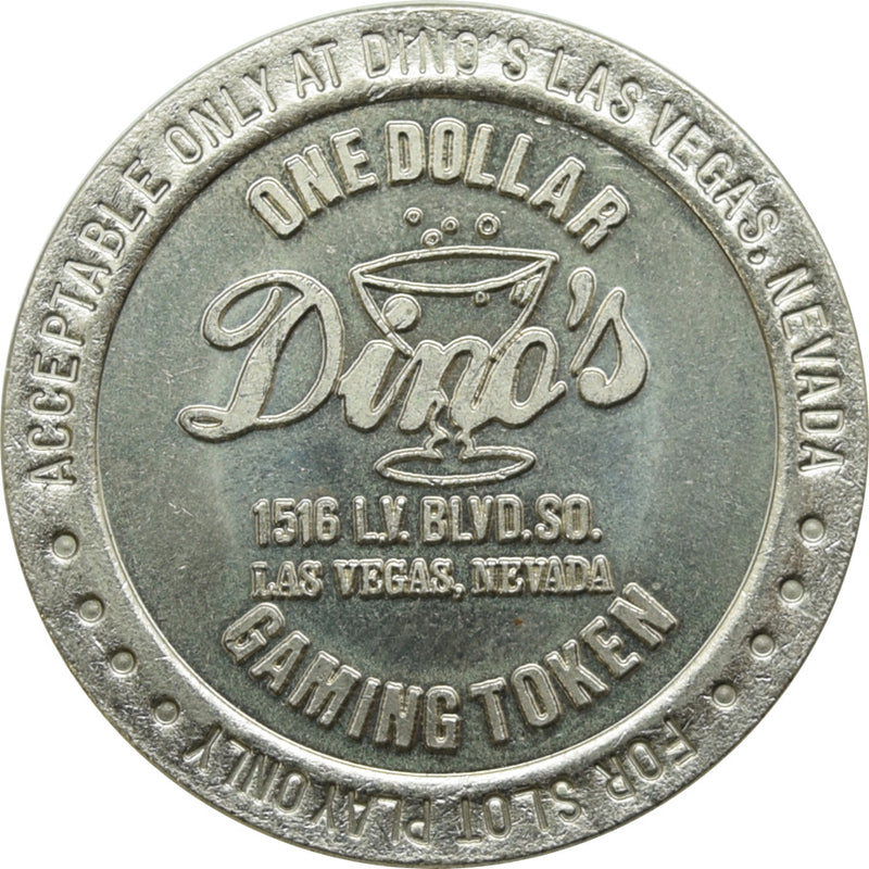 Dino's Lounge Las Vegas NV $1 Token 1991