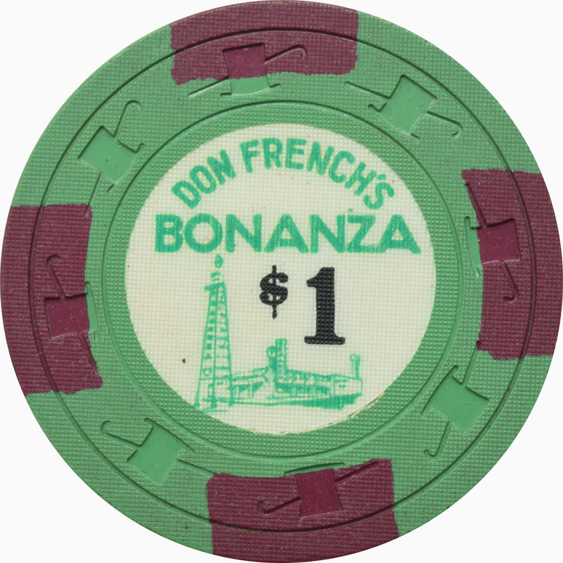 Bonanza Don French's Casino N. Las Vegas Nevada $1 Chip 1967