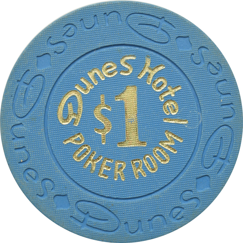 Dunes Hotel Casino Las Vegas Nevada $1 Chip 1985