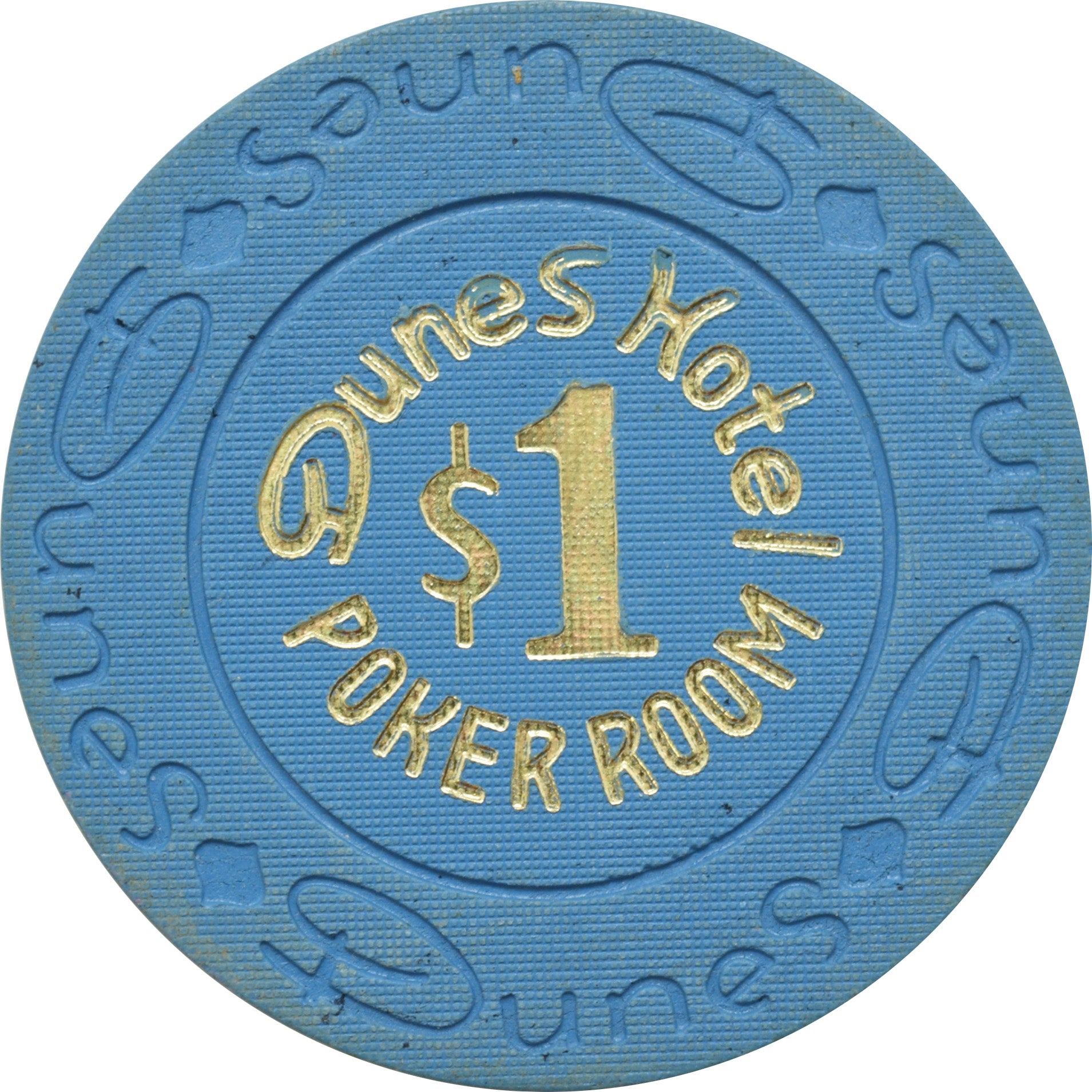 Dunes Hotel Casino Las Vegas Nevada $1 Chip 1985