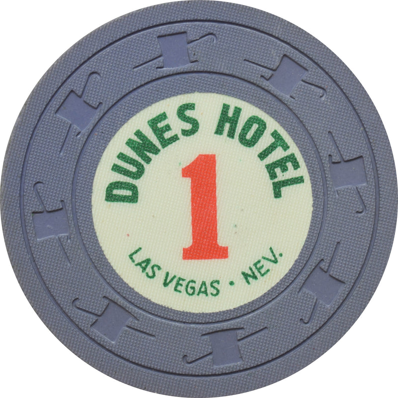 Dunes Casino Las Vegas Nevada 1 Purple Chip 1960