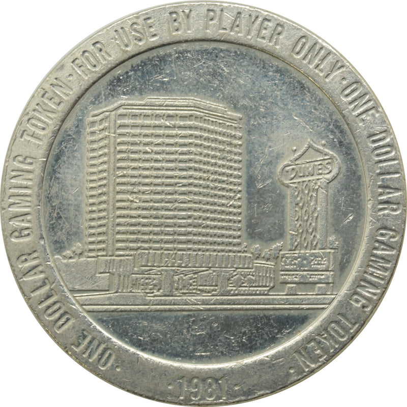 Dunes Casino Las Vegas Nevada $1 Token 1981