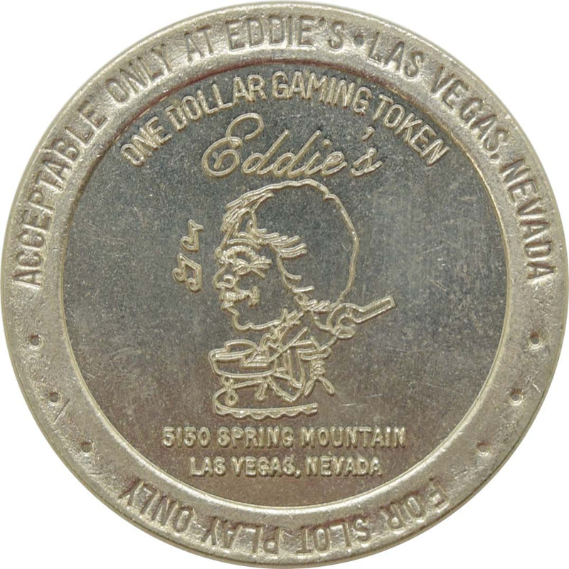 Eddie's 5150 Spring Mountain Road Las Vegas NV $1 Token 1989