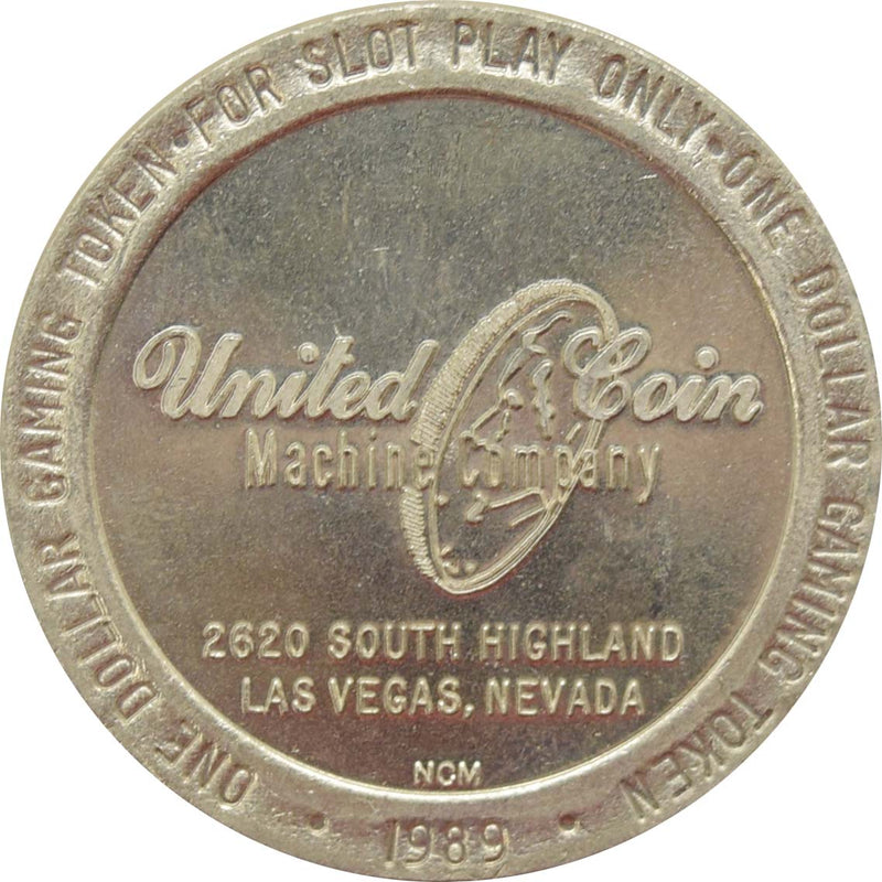 Eddie's 5150 Spring Mountain Road Las Vegas NV $1 Token 1989