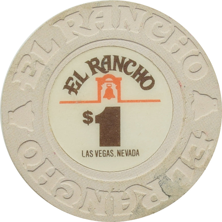 El Rancho Casino $1 Chip Las Vegas Nevada 1982