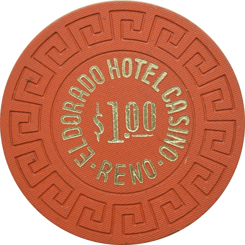 Eldorado Hotel Casino Reno Nevada $1 Chip 1970s