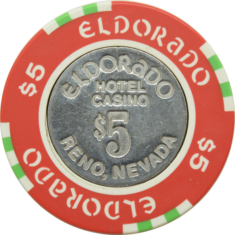 Eldorado Casino Reno Nevada $5 Chip 1989