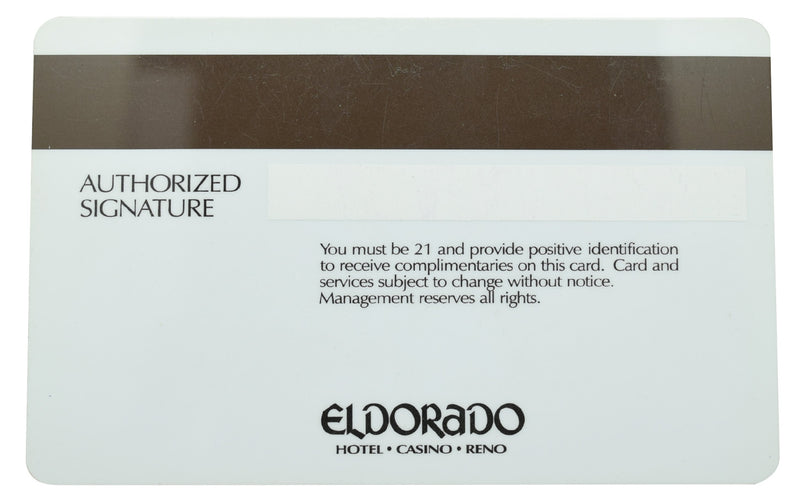 Eldorado Casino Reno Nevada Blurple Employee Team Member Card