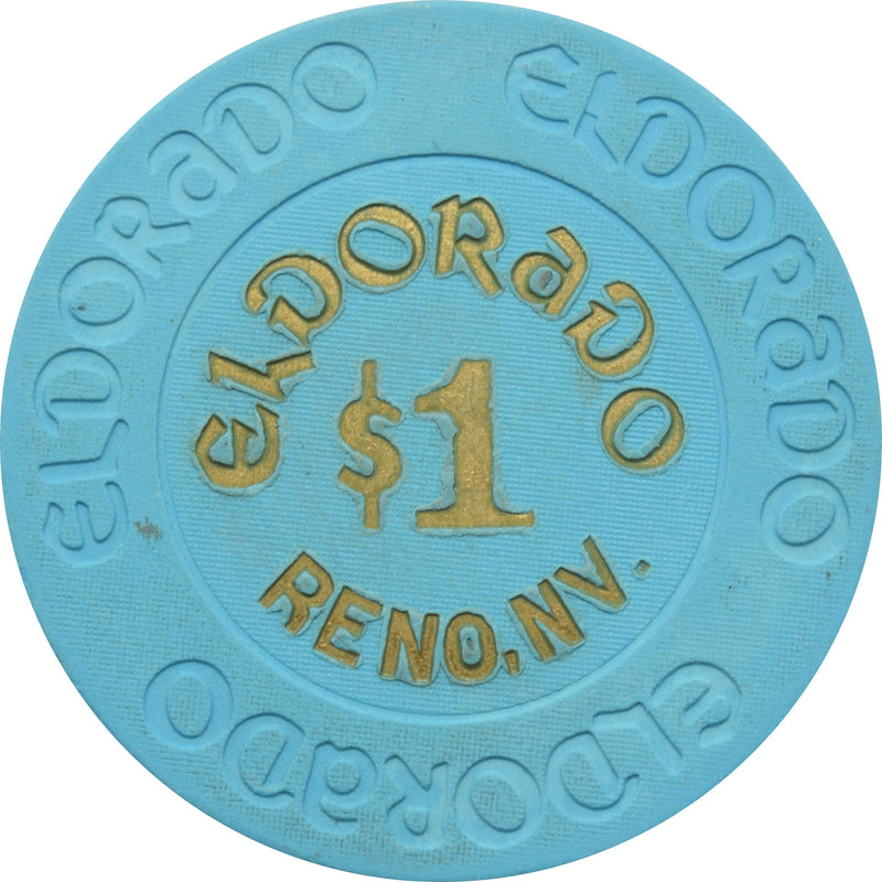 Eldorado Casino Reno Nevada $1 Chip 1986