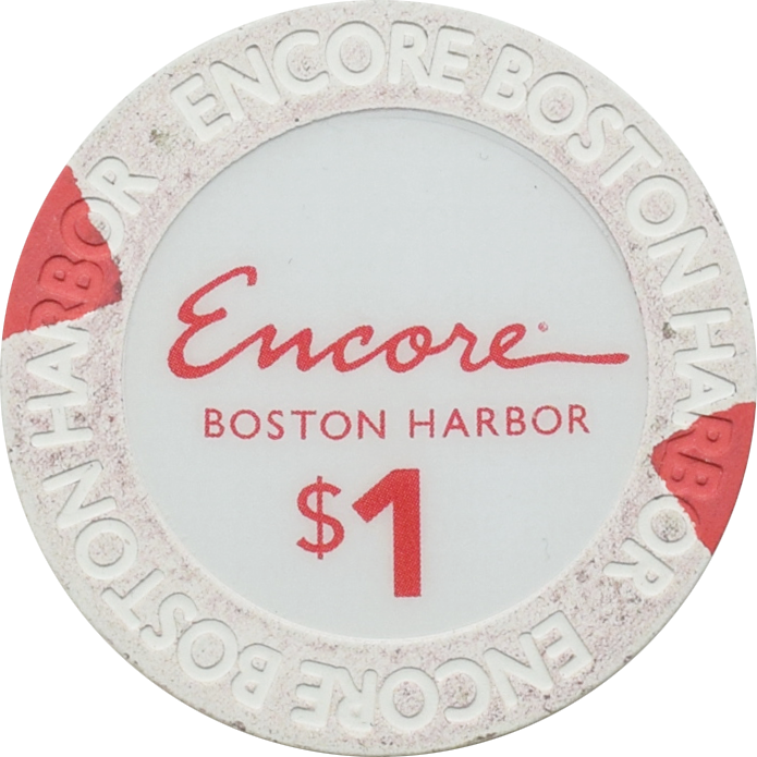 Encore Boston Harbor Casino Everett Massachusetts $1 Chip