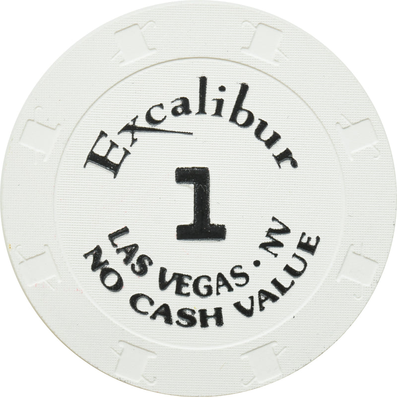 Excalibur Casino Las Vegas Nevada 1 NCV Win Cards Chip 2009