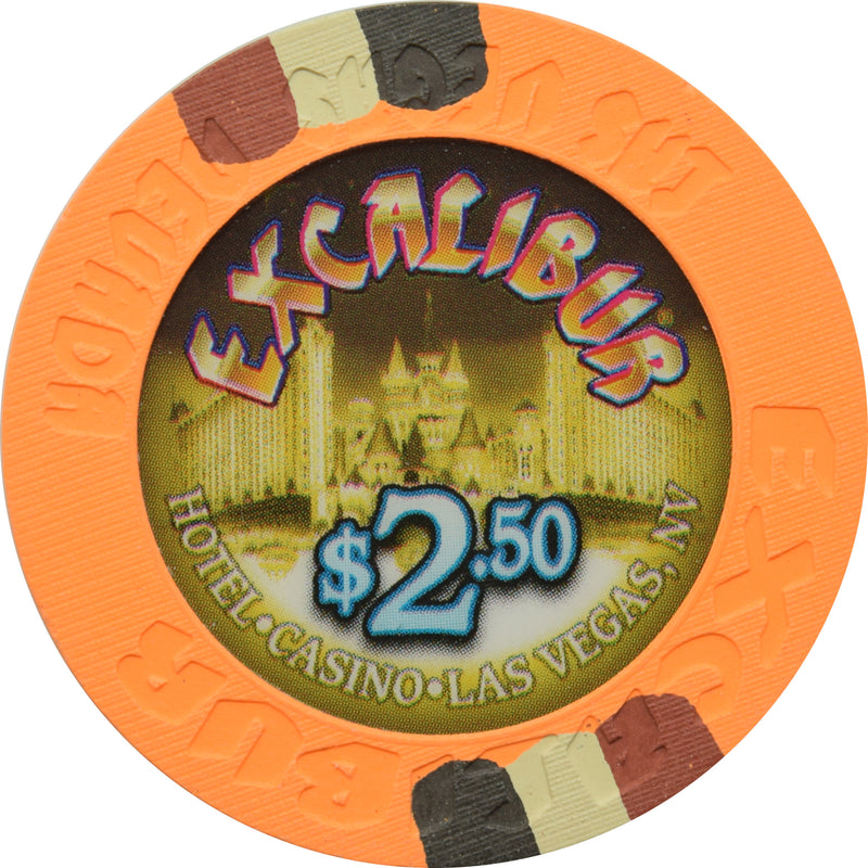 Excalibur Casino Las Vegas Nevada $2.50 Chip 2006