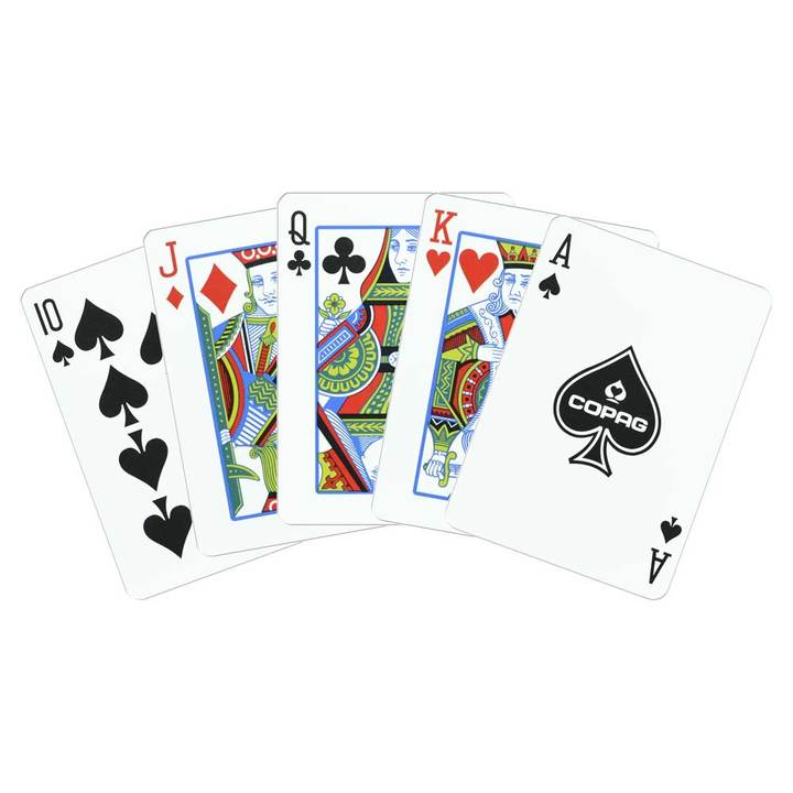 Copag Neoteric Violet/Yellow/Blue Poker Size 2 Deck Setup