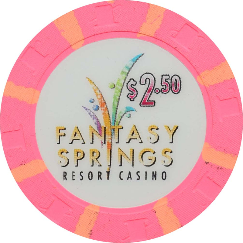 Fantasy Springs Casino Indio California $2.50 Chip